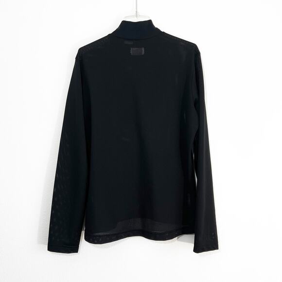 Pearl Izumi XL MensTechnical Wear Mesh 1/4 Zip Pullover Black Cycling Bicycle - Picture 3 of 5